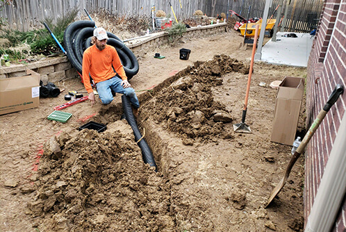 Downspout Drain